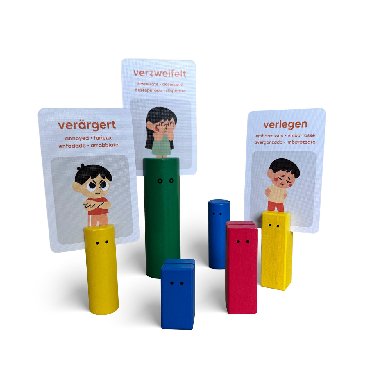 Systembrett Pro Figuren (Bunt, mit Kartenschlitz und Karten)