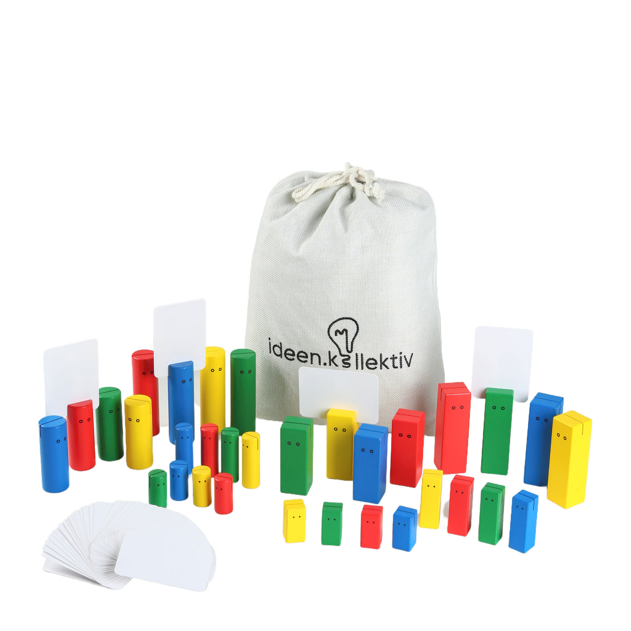 Systembrett Pro Figuren (Bunt, mit Kartenschlitz und Karten)