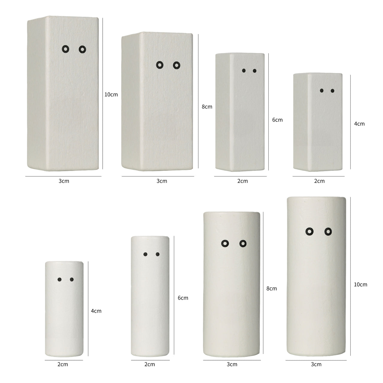 Systembrett Pro Figuren (Weiß)