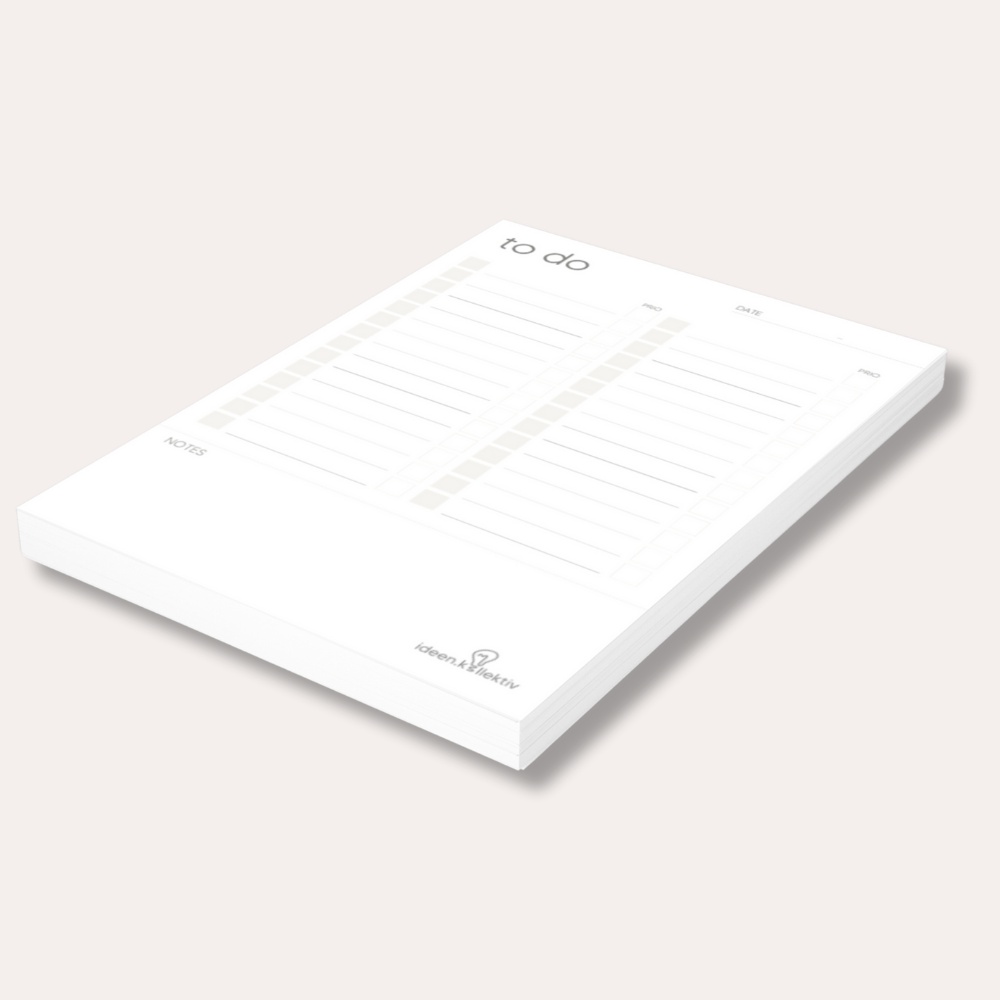 To-do list - without schedule (100 sheets, A5)