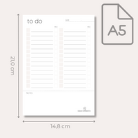Thumbnail for To-do list - without schedule (100 sheets, A5)