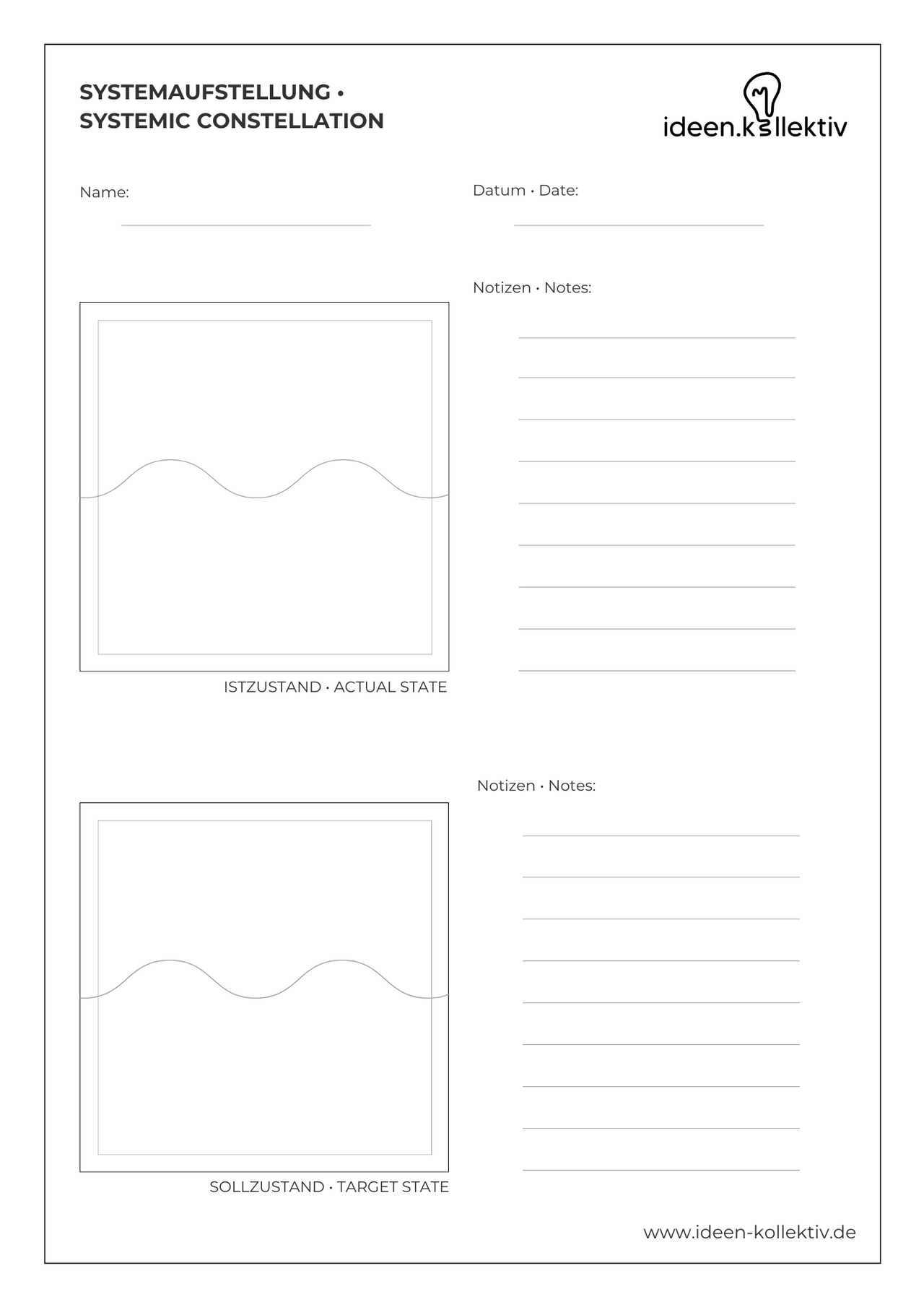 Tablero del sistema - bloc de 50 hojas A4 (herramientas adicionales para el tablero del sistema)