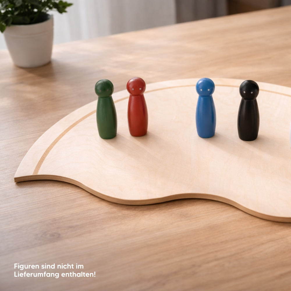 Systembrett Rund (geteilt, ohne Figuren)