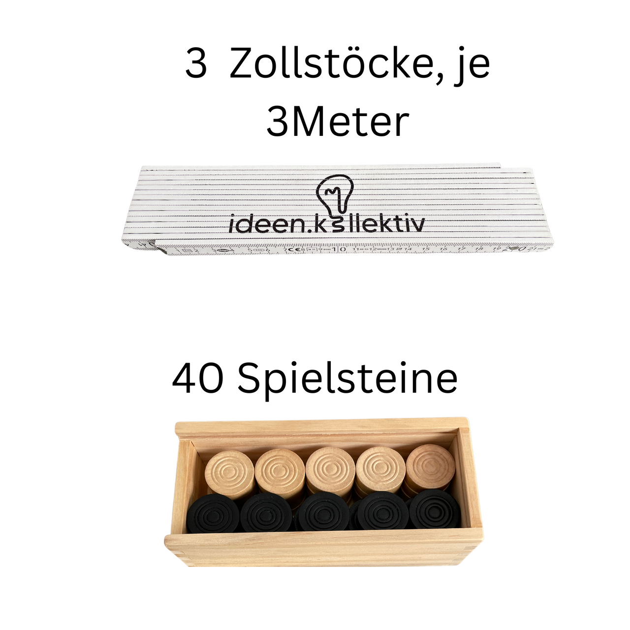 Jeu du mètre pliant