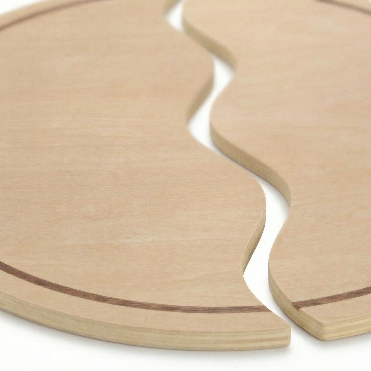 Systembrett Rund (geteilt, ohne Figuren)