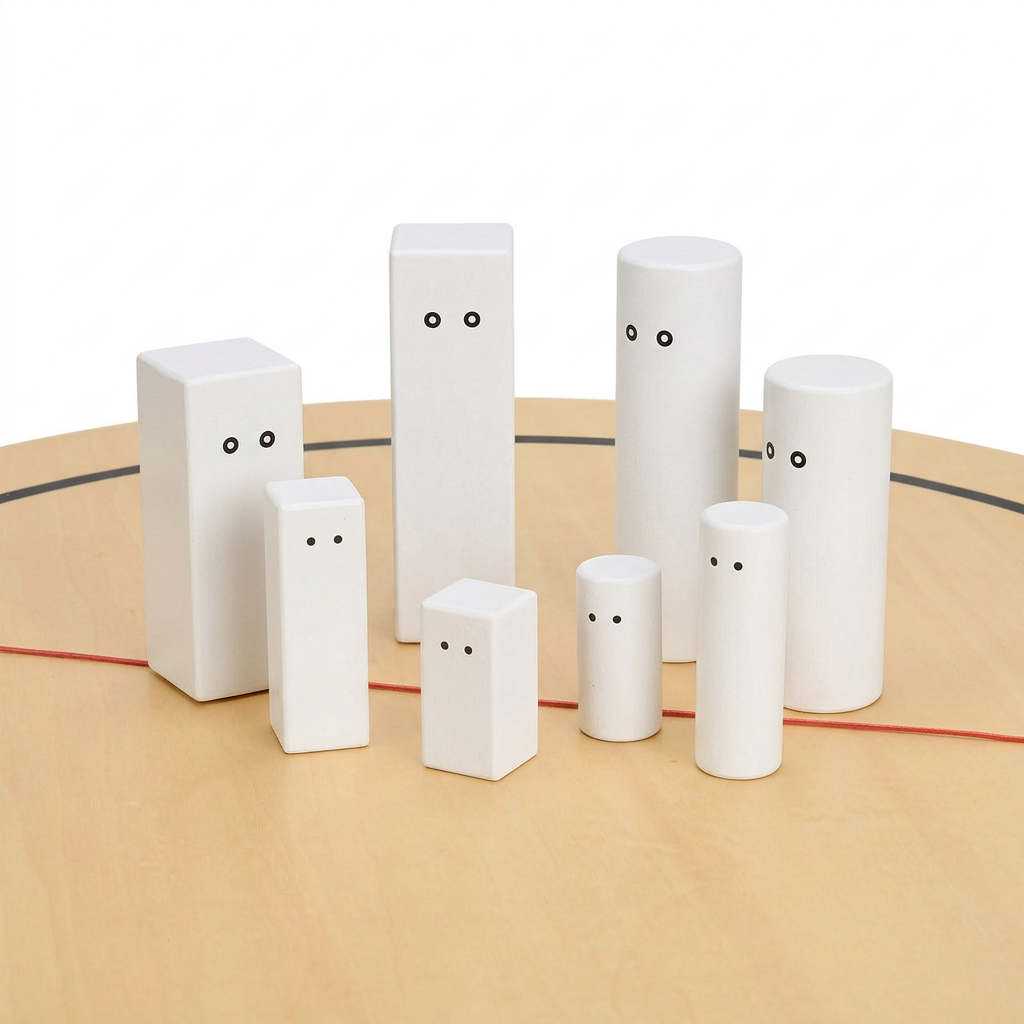 Systembrett Pro Figuren (Weiß)