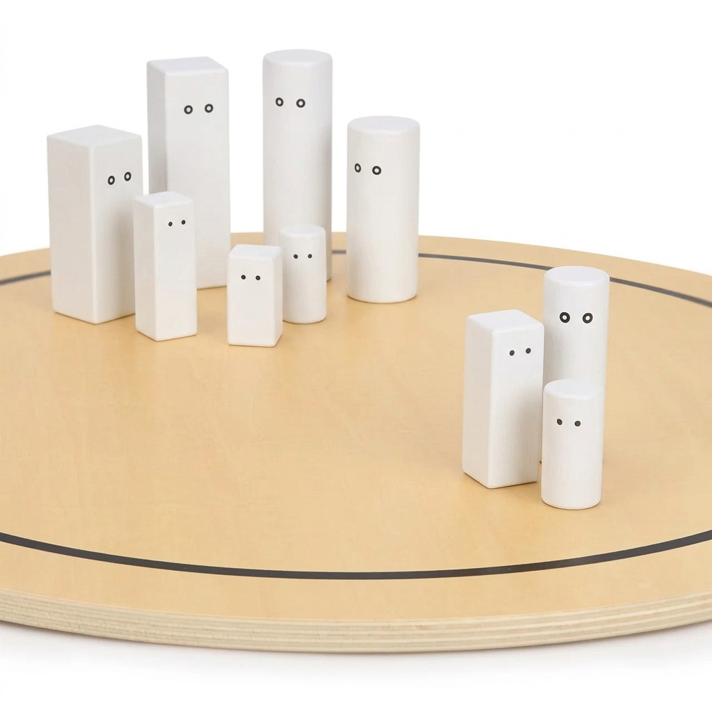 Systembrett Pro Figuren (Weiß)