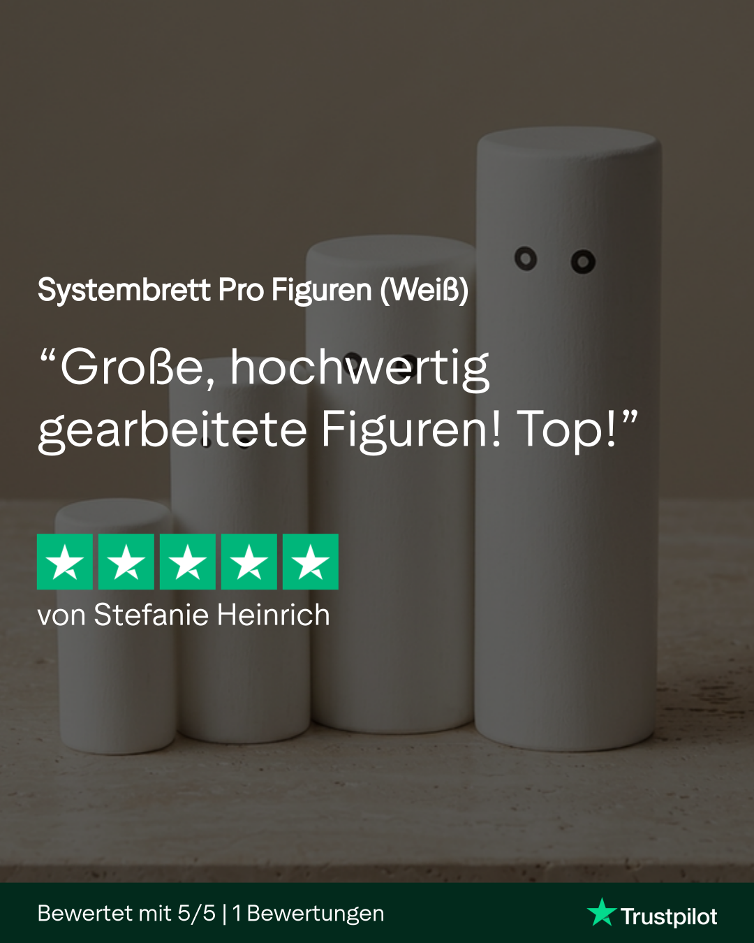 Systembrett Pro Figuren (Weiß)
