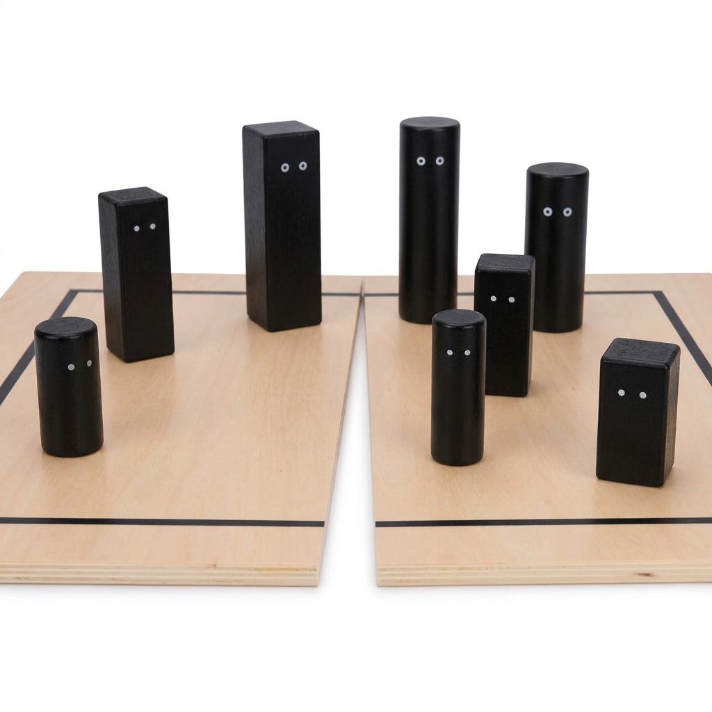 Systembrett Pro Figuren (Schwarz)