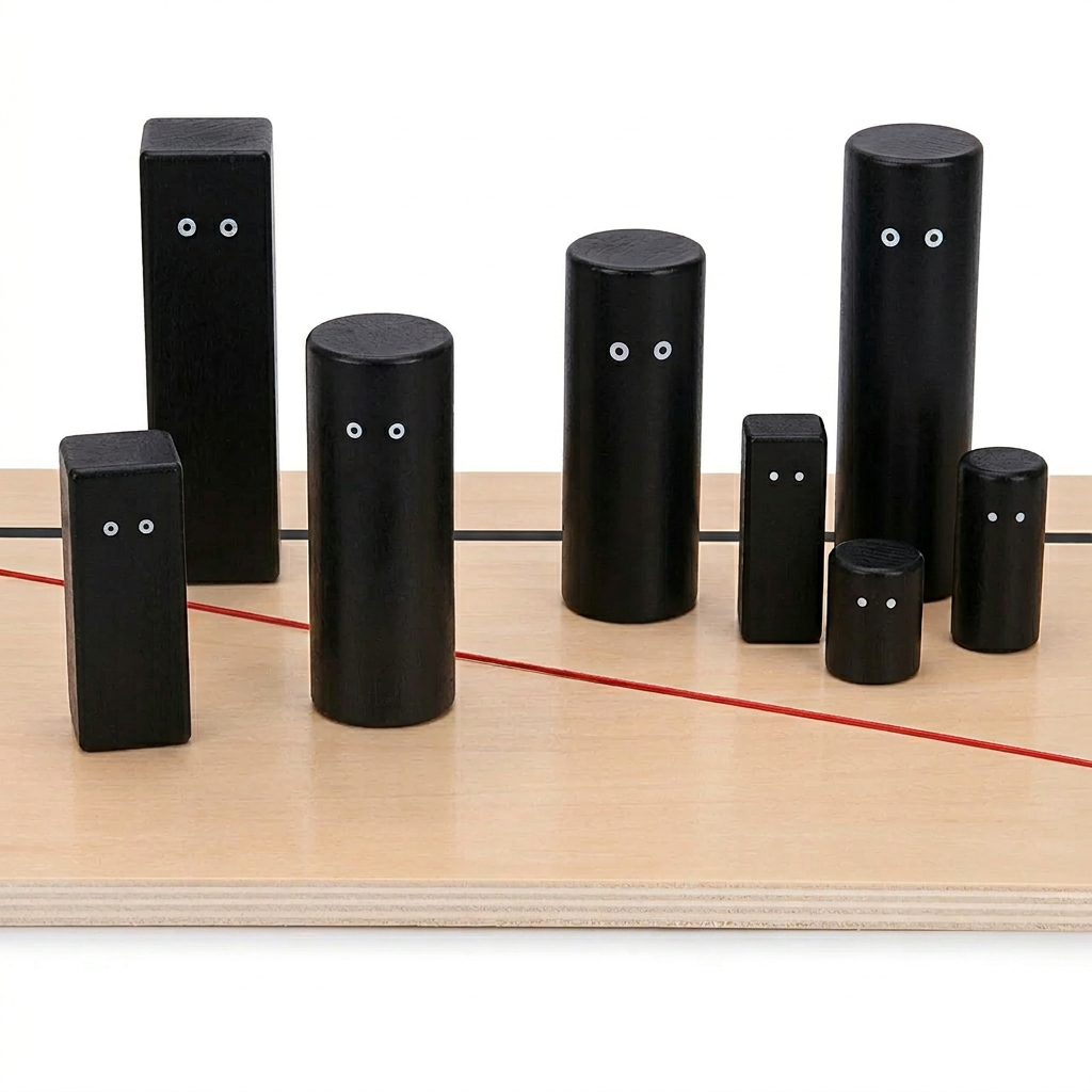 Systembrett Pro Figuren (Schwarz)