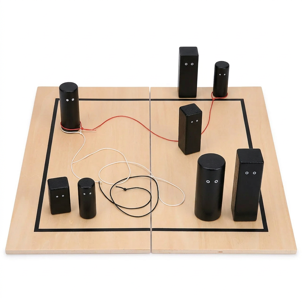 Systembrett Pro Figuren (Schwarz)