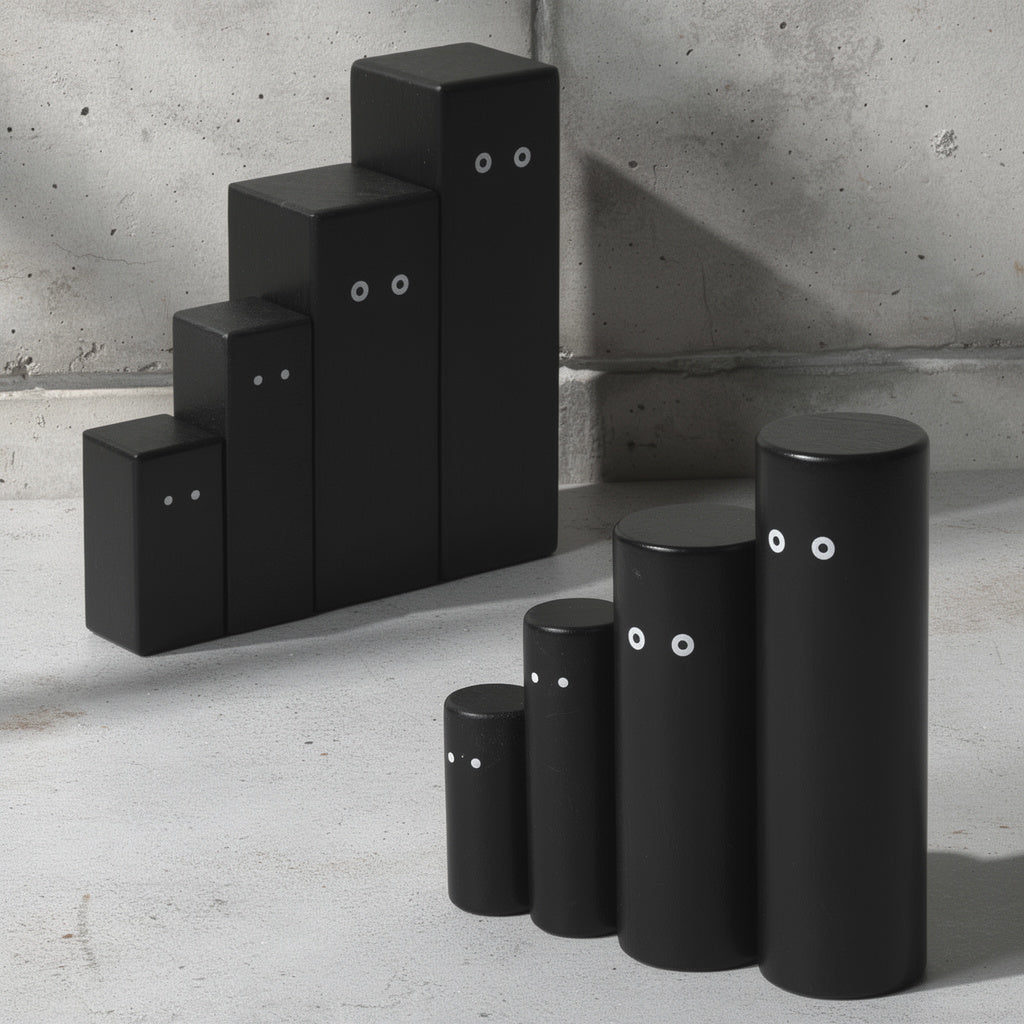 Systembrett Pro Figuren (Schwarz)