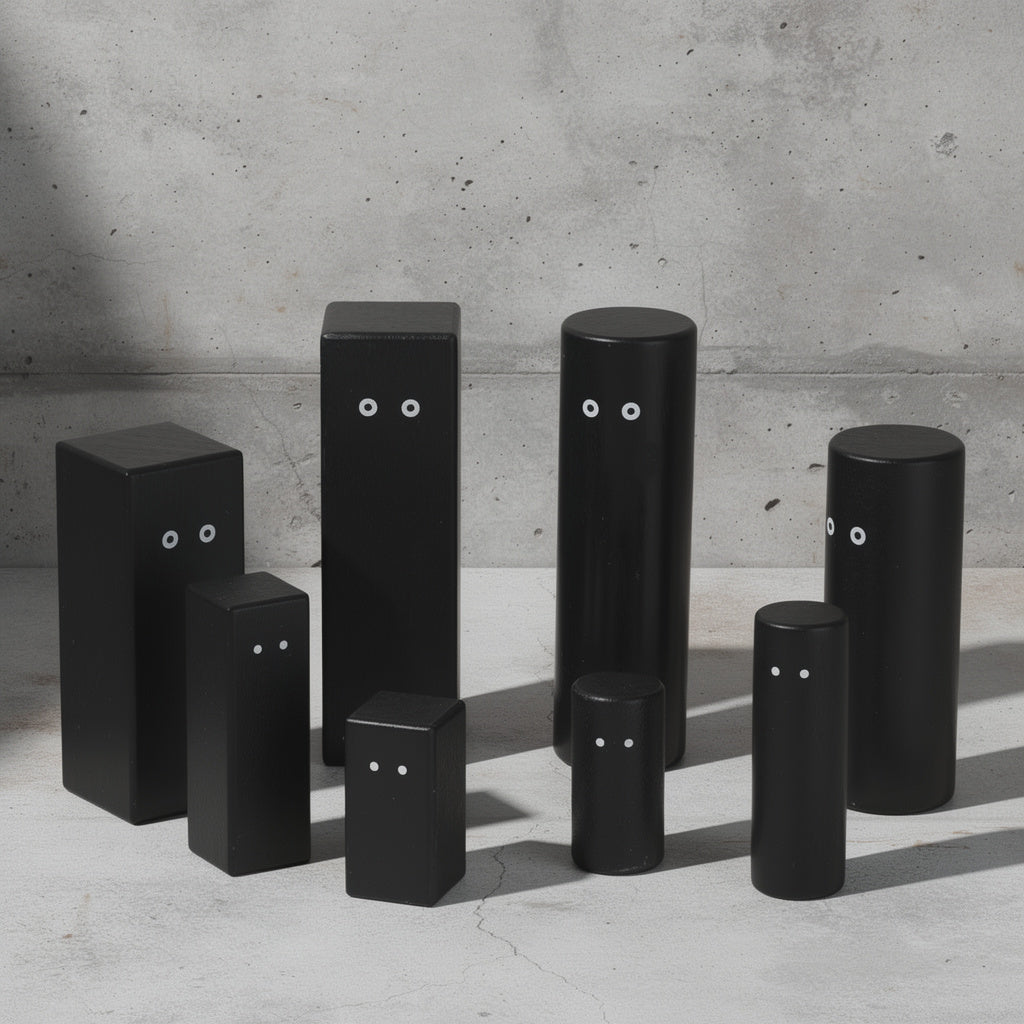 Systembrett Pro Figuren (Schwarz)