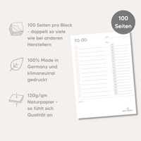 Thumbnail for Aufgabenliste - mit Zeitplan (100 Blätter, A5)