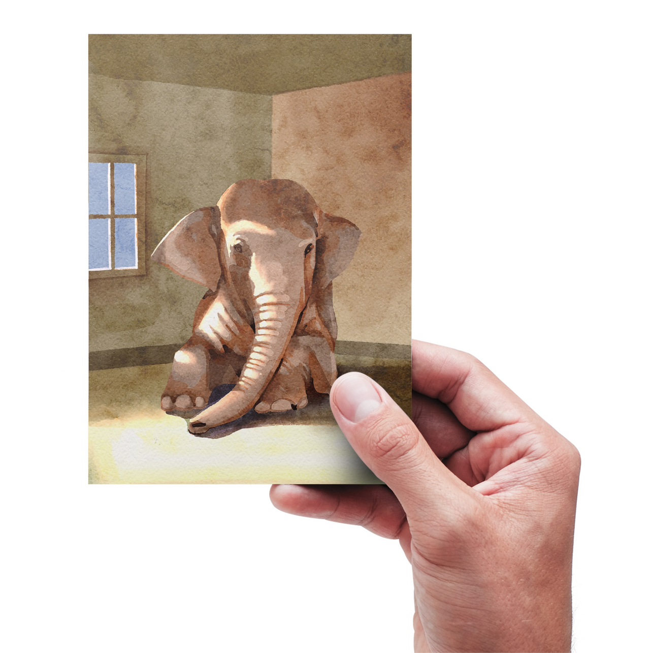 Der Elefant im Raum - Coachingkarte