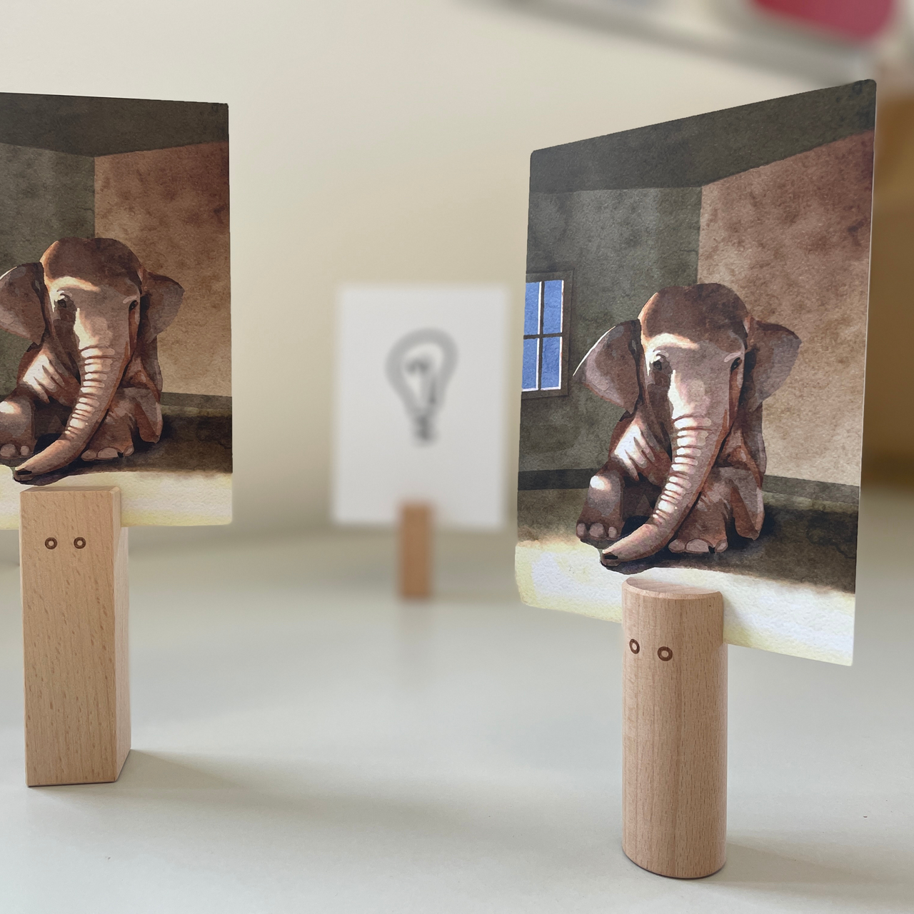  El elefante en la habitación - tarjeta de entrenamiento