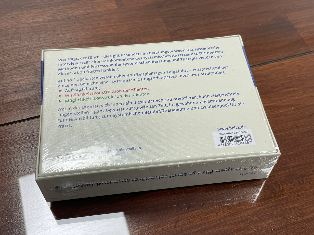 400 preguntas para terapia sistémica y asesoramiento - 90 tarjetas de preguntas con instrucciones